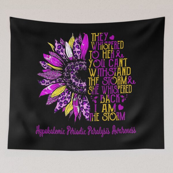 Item preview, I Am The Storm Sunflower Leopard Hypokalemic Periodic Paralysis Awareness designed and sold by rechardtee.