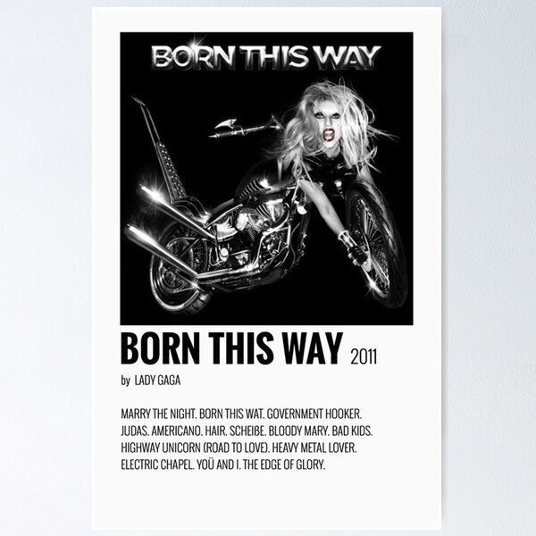 未使用品レディーガガLADYGAGA BORN THIS WAY ビッグポスター LADY GAGA BORN THIS WAY 2 SIDED POSTER 14x22 PROMO | eBay