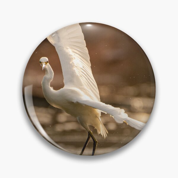 Item preview, garceta nevada bailando en el aire designed and sold by BowToe.