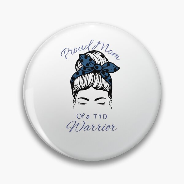 Item preview, Proud Mom Of A Warrior - A T1D Proud Mother For Diabetes Awareness Messy  designed and sold by Norstyle.