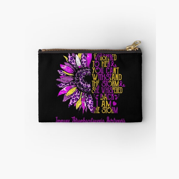 Item preview, I Am The Storm Sunflower Leopard Immune Thrombocytopenia Awareness designed and sold by rechardtee.