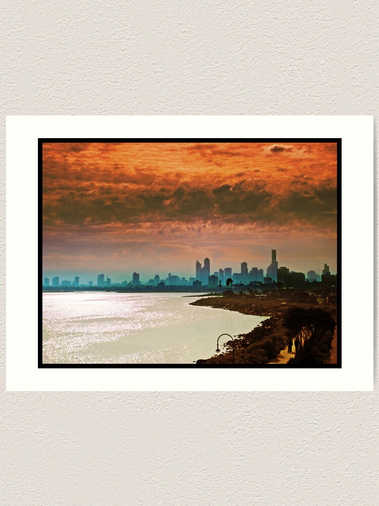 Alternate view of City of Melbourne, Australia Art Print
