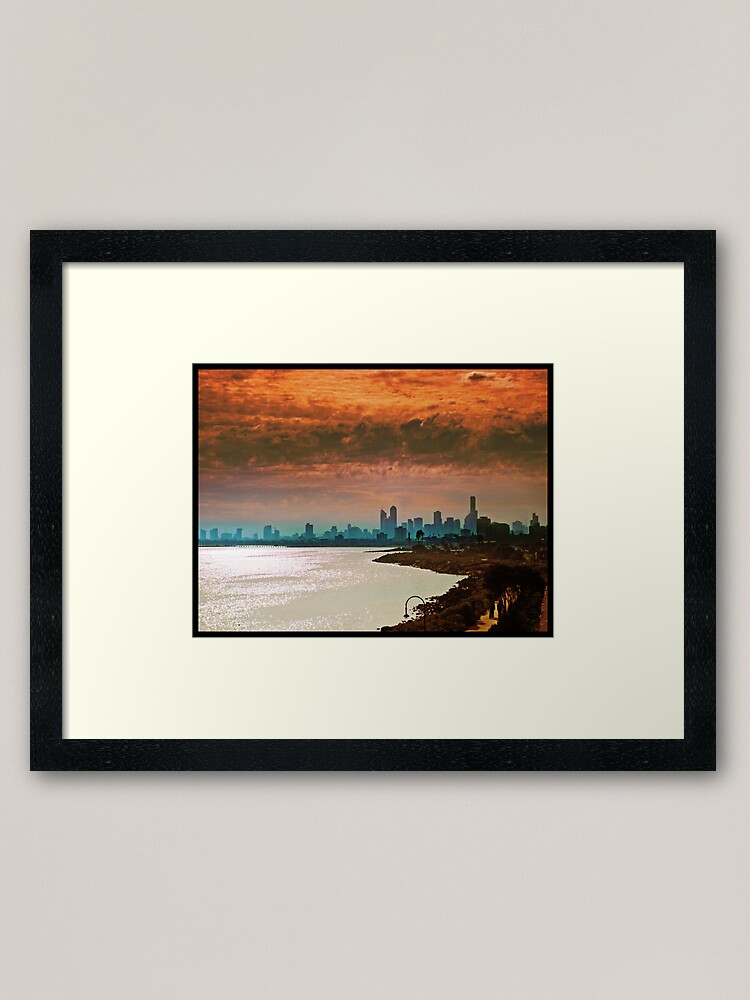 Alternate view of City of Melbourne, Australia Framed Art Print