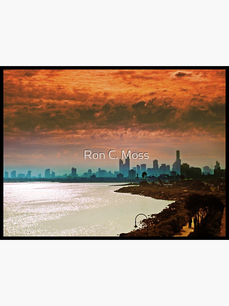Thumbnail 2 of 2, Greeting Card, City of Melbourne, Australia designed and sold by Ron C. Moss.