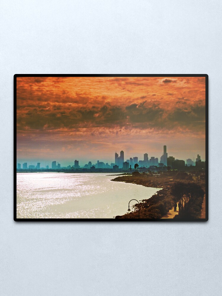 Alternate view of City of Melbourne, Australia Metal Print