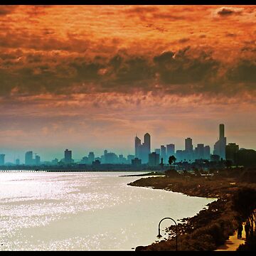 Artwork thumbnail, City of Melbourne, Australia by ronmoss