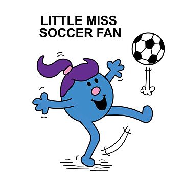 Little Miss Soccer Fan' Kids T-Shirt for Sale by Scatthecat