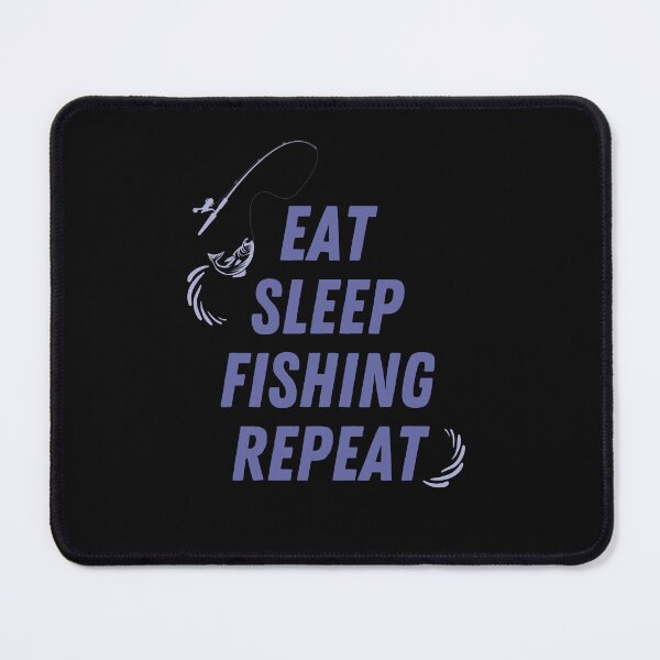 Item preview, Eat Sleep Fishing Repeat Fisher Fisherman designed and sold by kubix81.