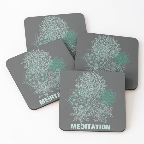 Item preview, Meditation mandalas for yoga practitioners, for meditation, relaxing print, unusual combination of different mandalas designed and sold by Monikatees.
