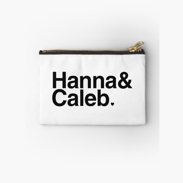 Item preview, Hanna & Caleb - black text designed and sold by PirateShip.