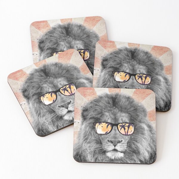 Item preview, Lion With Sunglasses designed and sold by MammuArt.