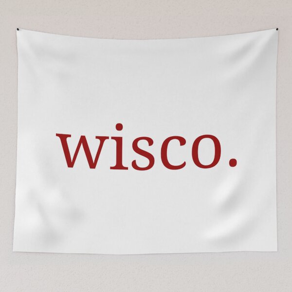 Item preview, University of Wisconsin design, "wisco." designed and sold by Devon Nassau.