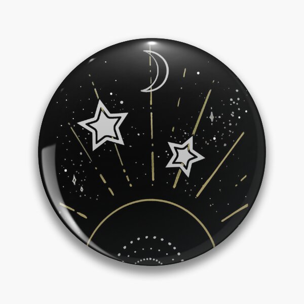 Item preview, Black and Gold Sun and Stars designed and sold by Lucidesigns.
