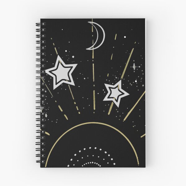 Item preview, Black and Gold Sun and Stars designed and sold by Lucidesigns.