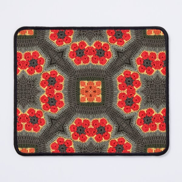Item preview, Granny Square crochet - retro cool floral 1 designed and sold by FrancesPoff.