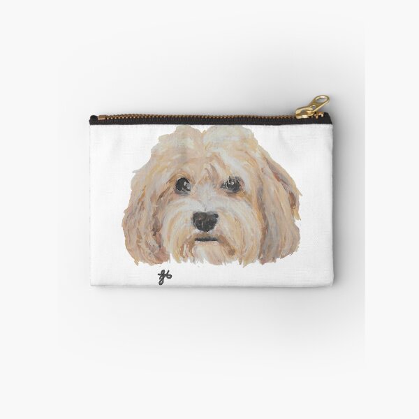 Aperçu de l'œuvre Cavapoo Dog Gouache Peinture de portrait pour animaux de compagnie créée et vendue par Freyamay-art.