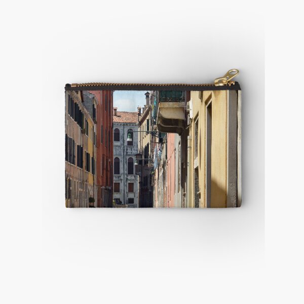 Item preview, Narrow street with colorful buildings in Venice, Italy designed and sold by oanaunciuleanu.