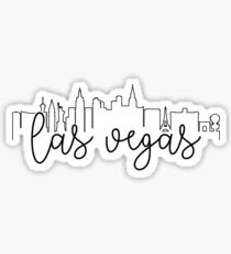cityscape outline - las vegas Sticker