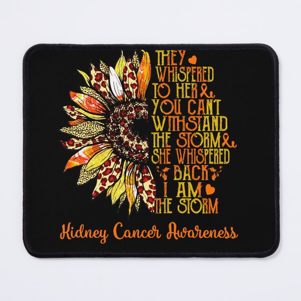 Item preview, I Am The Storm Sunflower Leopard Kidney Cancer Awareness designed and sold by rechardtee.