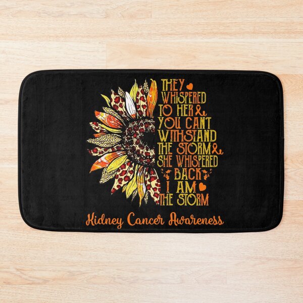 Item preview, I Am The Storm Sunflower Leopard Kidney Cancer Awareness designed and sold by rechardtee.