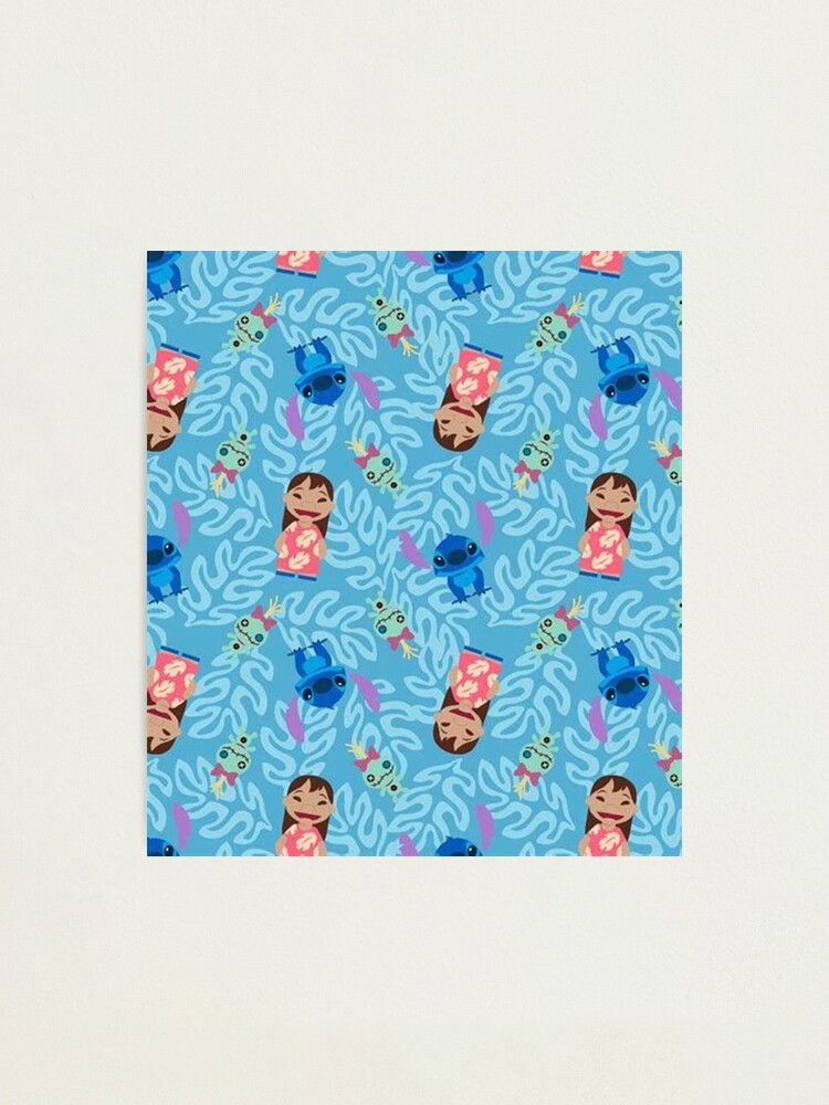 Lilo & Stich, Stitch Pattern Wrapping Paper