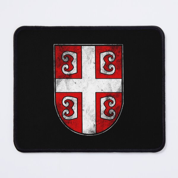 Item preview, Serbia coat of arms flag designed and sold by Mila1946.
