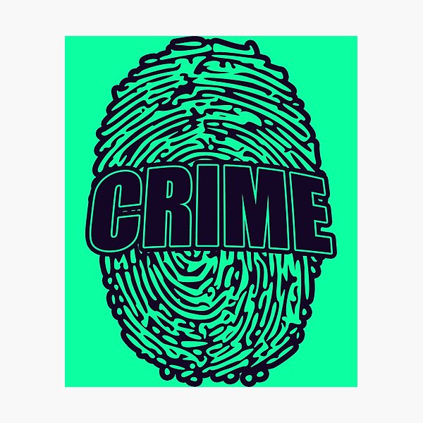 Artikelvorschau, Big Fingerprint Crime - Minzgrün entworfen und verkauft von Piotr Miketta.