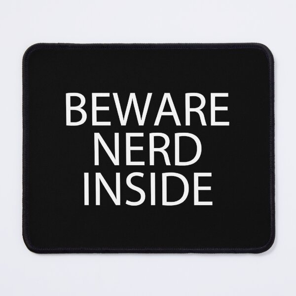 Item preview, Beware Nerd Inside Funny Simple Saying Gaming Gift designed and sold by SlomotionsShop.