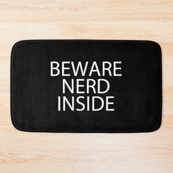 Item preview, Beware Nerd Inside Funny Simple Saying Gaming Gift designed and sold by SlomotionsShop.