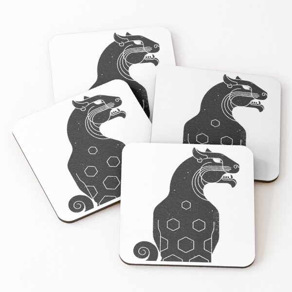 Item preview, Black Jaguar with Unique Patterns and Minimals designed and sold by SlomotionsShop.