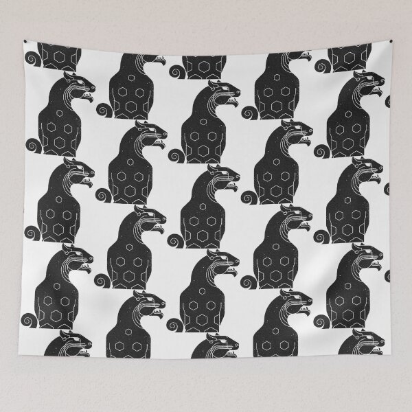 Item preview, Black Jaguar with Unique Patterns and Minimals designed and sold by SlomotionsShop.