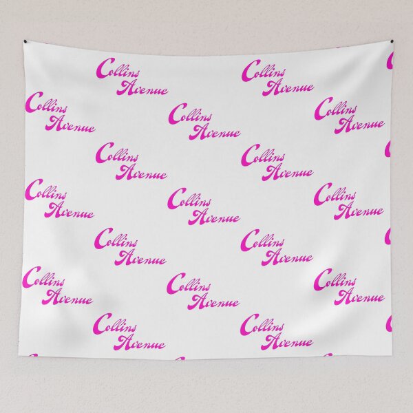 Item preview, Collins Avenue, South Beach - Miami, Florida - Electric Neon Pink Fuscia designed and sold by SlomotionsShop.