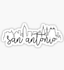 cityscape outline - san antonio Sticker