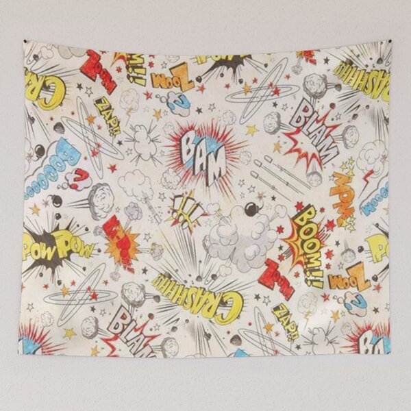 Item preview, Comic Sound Effects pattern designed and sold by saracurrys.