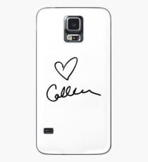 colleen ballinger signature Case/Skin for Samsung Galaxy
