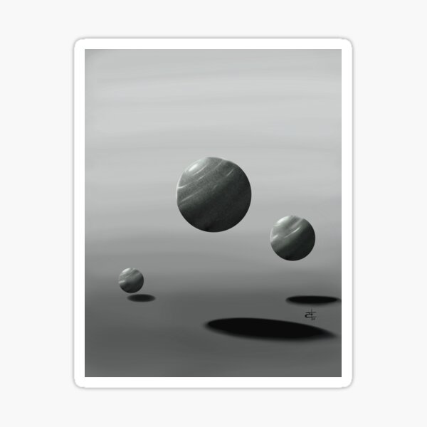 “Levi-Spheres (Levitating Spheres) " Sticker for Sale by eXo-Designs
