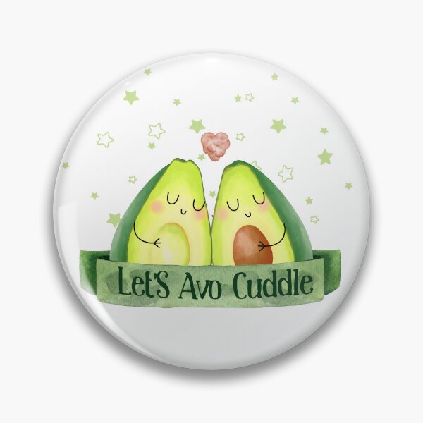 Item preview, Lets Avo Cuddle - Avocado Couple Food Pun designed and sold by PirateAvocado.