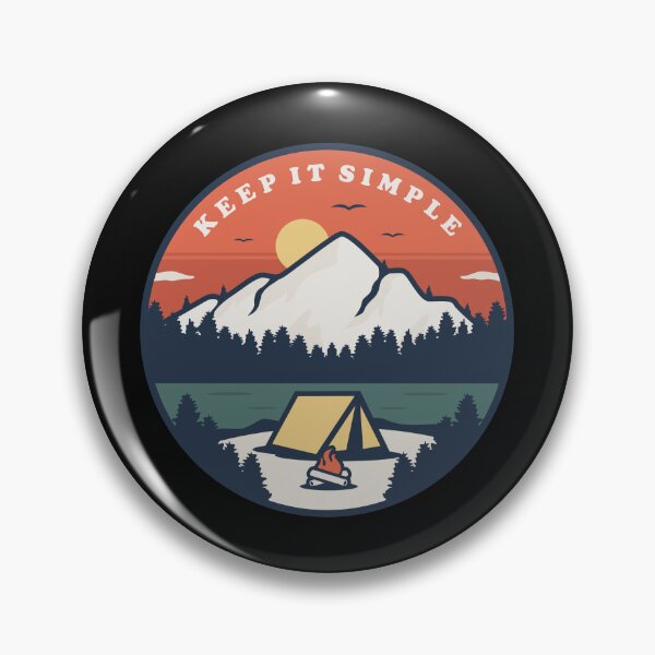 Item preview, Keep it Simple Camping Recovery AA NA designed and sold by AmendApparel.