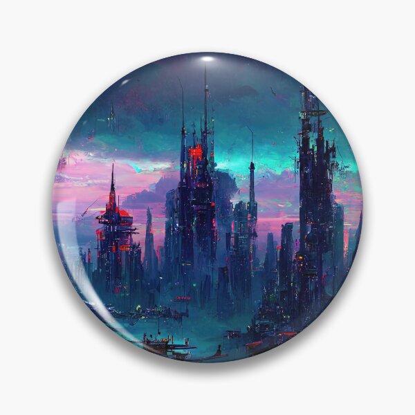 Item preview, Futuristic City designed and sold by 2Piglets.