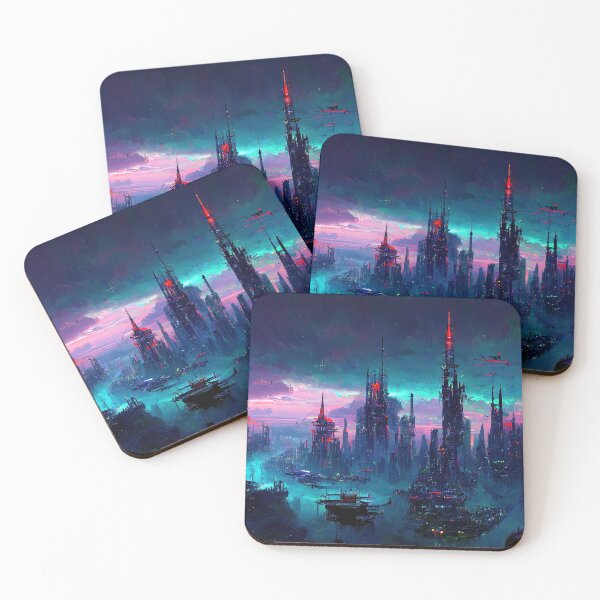 Item preview, Futuristic City designed and sold by 2Piglets.
