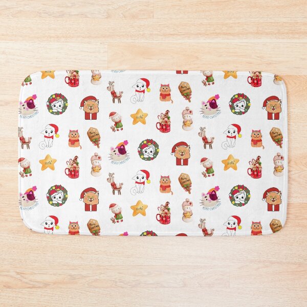 Item preview, A Merry Christmas kitty cat Santa cats.  Cute and funny Christmas cat gifts for cat lovers, cat owners and Christmas Enthusiasts  designed and sold by haRexia.