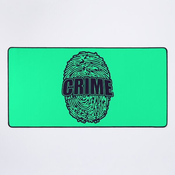 Aperçu de l'œuvre Big Fingerprint Crime - Vert menthe créée et vendue par Piotr Miketta.