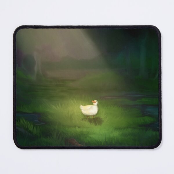 Cute Duck Swimming Cartoon' Mouse Pad