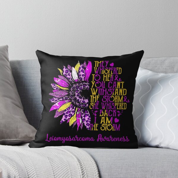 Item preview, I Am The Storm Sunflower Leopard Leiomyosarcoma Awareness designed and sold by rechardtee.