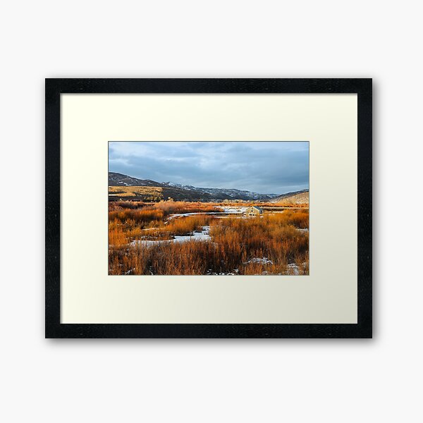 Meeker, Colorado Old Wild West Framed Art Print