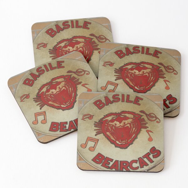 Item preview, Basile Bearcat Band Old Drum Head designed and sold by LeJeuneGifts.