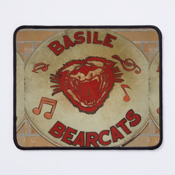 Item preview, Basile Bearcat Band Old Drum Head designed and sold by LeJeuneGifts.