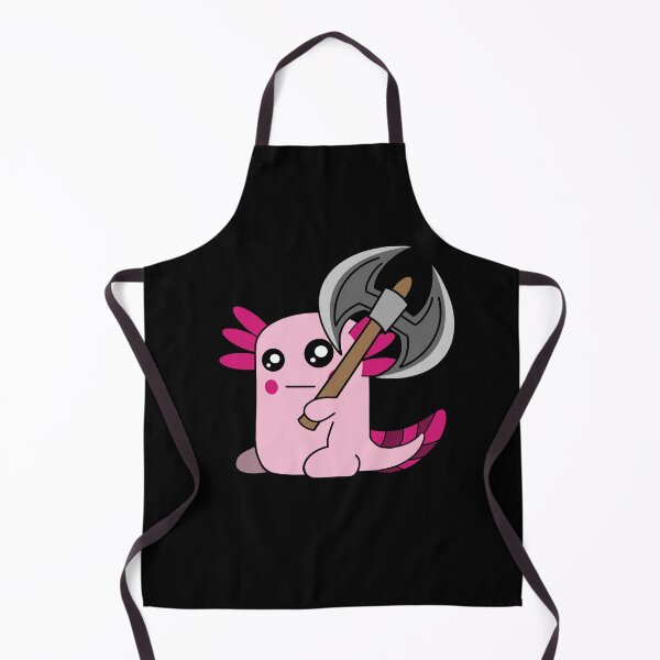 Item preview, Chibi Axolotl Kawaii Axolotl With Axe designed and sold by eternallygifted.
