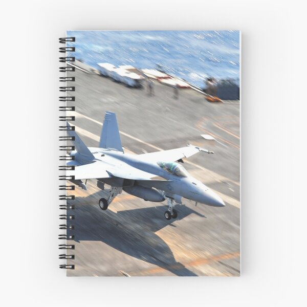 Item preview, STK103870M-An F/A-18E Super Hornet lands aboard the aircraft carrier USS Enterprise. designed and sold by StocktrekImages.