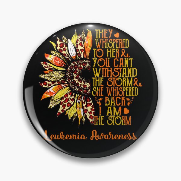 Item preview, I Am The Storm Sunflower Leopard Leukemia Awareness designed and sold by rechardtee.